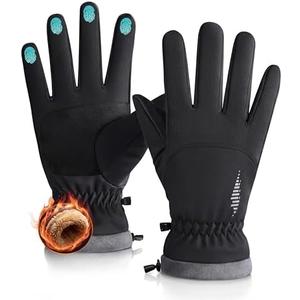 rivmount Winter Waterproof Ski Snow Warm Gloves for Women Men, Windproof Cold Weather Thermal with Touchscreen Fingers, for Running Driving Cycling Hiking Biking Outdoor Sports Daily Work Size S