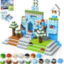 150PCS Magnetic Blocks-Magnetic Building Blocks Magnet Toys Set Stacking Snow Mountain World with Magnet Construction Toys STEM Sensory Gift for Kids Toddlers Boys & Girls Birthday Gifts Ages 3+