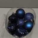 KI Store Blue Christmas Balls 34pcs 2.36-Inch Christmas Tree Decoration Ornaments for Xmas Tree Holiday Wreath Garland Decor Ornaments Hooks Included