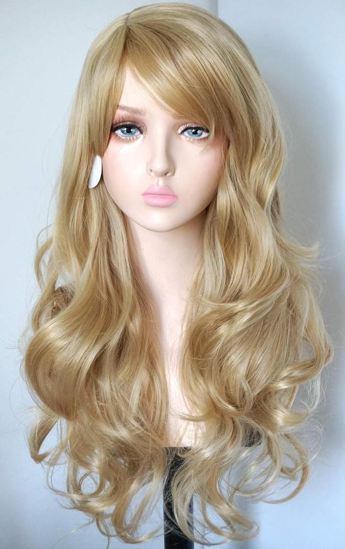 Blonde Wig Adult Women Halloween Costumes, Costume Wig Blonde Long Wavy Wigs For Women Halloween Costume