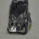 MAGEASY Compatible with iPhone 17 Pro 6.3" Case with Strap - 20ft Drop Protection Compatible with MagSafe, Leather Embedded Frame | Odyssey Strap M (Leatherette Midnight)