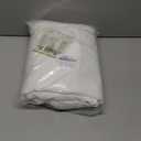 H.VERSAILTEX Patio White Curtains 100x84 Inches for Sliding Door Extral Wide Blackout Curtain Panels Thermal Insulated Room Divider - Grommet Top, 7' Tall by 8.5' Wide