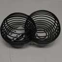 Lightless Outdoor Chandelier for Gazebo Lights Battery Operated, Black Battery Powered Hanging Light Pendant Waterproof for Garden, Patio, Porch