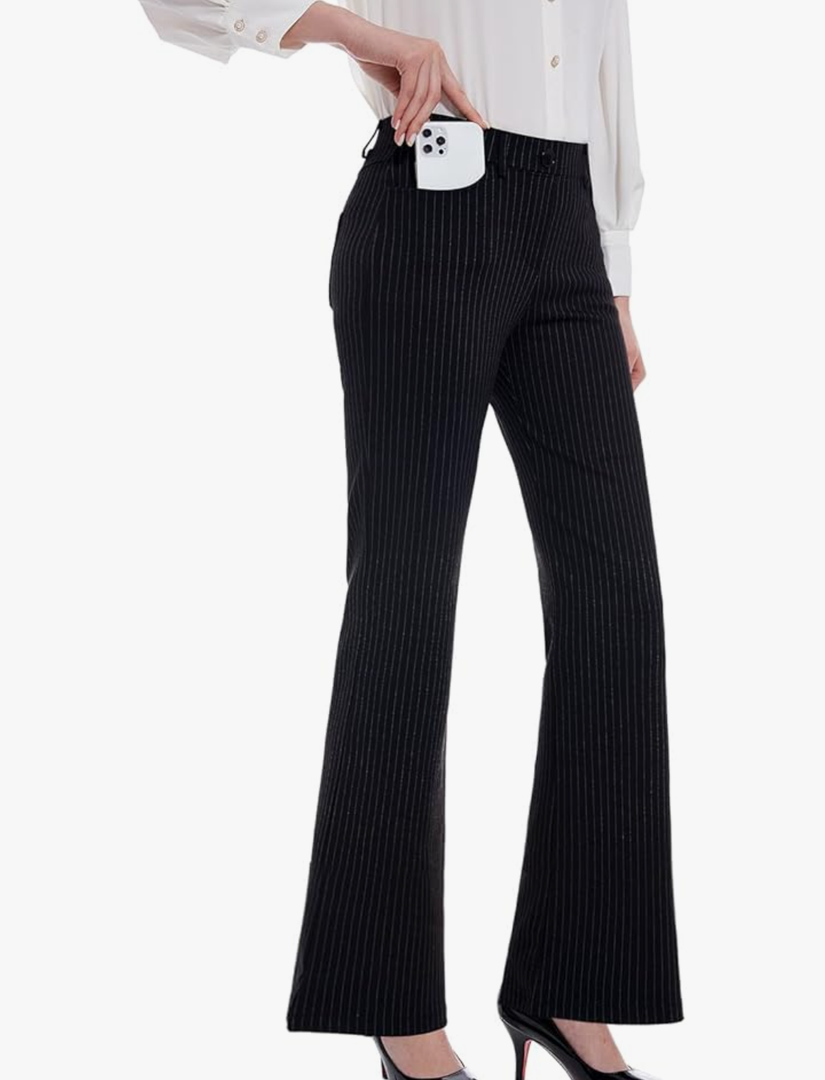 Tapata Women's 28''/30''/32''/34'' Stretchy Bootcut Dress Pants with Pockets Tall, Petite, Regular for Office Work Business S