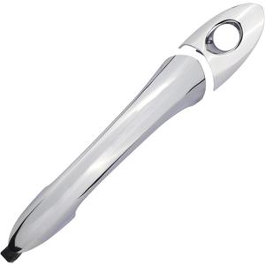 Exterior Door Handle Chrome Front Left Driver Side with Keyhole Without Smart Key Compatible with 2011-2015 Hyundai Sonata Replaces 82651-3S010 82652-3S010