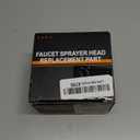 J-HVA Pull Down Kitchen Faucet Sprayer Head Replacement Part, 3 Function kitchen Sink Faucet Replacement Nozzle, Kitchen Faucet Head Hose Spray Tap Spout, Chrome (15 Connectors)