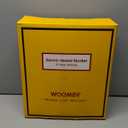 WOOMER Heated Blanket Twin Size 62" x 84", Electric Blanket with 0.5-12 Hours Timer & 10 Heating Levels, ETL Certified, Marble Blue Double-Sided Faux Fur, Over-Heat Protect, Machine Washable