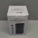 Humidifiers for Bedroom (1.1L), Small Cool Mist Humidifier for Home Plant and Baby Nursery, Quiet Ultrasonic Humidifier with 360 Nozzle, Auto Shut-Off, Filterless, Black