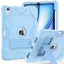Cantis Case for iPad Air 11-inch (M3) 2025/ (M2) 2024, iPad Air 5th/4th Generation (2022/2020) 10.9 Inch, Heavy Duty Shockproof Rugged Protective for i Pad Air 11'', Sky Blue
