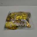 RUBFAC Gold Birthday Party Decorations Set Gold Birthday Banner Background Confetti Balloons and Tri-color Tassel Garland for Boys Girls Men Women Party