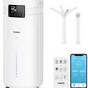 TURBRO Commercial Humidifier, WiFi-Enabled, 5.3Gal/20L Ultrasonic Air Vaporizer for Large Rooms up to 2000 Sq Ft, UV-C LED, Top Refill, with 360°Nozzle for Whole House, Greenhouse, Plant