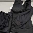 XIEERDUO Womens 2 Piece Outfits 2024 Sweatsuit Set Track Suits Oversized Hoodie Sweatshirts Wide Leg Sweatpants with Pockets (Small, A01-black)