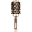 Nano Thermal Ceramic & Ionic Round Hair Brush with Boar Bristles, Enhances Shine and Texture, Ideal for Styling, Curling, and Drying