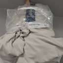 Bedsure California King Duvet Cover - Prewashed Cotton-Like Extra Soft Bedding Set, Includes 1 Cal King Duvet Cover 104x98 Inches with Zipper Closure & 2 Pillow Shams, Linen, Comforter Not Included