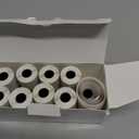 10-pack of Phomemo Black on Clear Self-Adhesive Thermal Paper Rolls (Model Q12-TTRMS-10