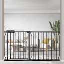 Vothco Extra Wide 57.5-62 Inch Large Baby Gates for Stairs, Doorways - No Drilling, Pressure Mounted Pet Gates for Kids & Dogs
