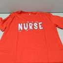 Womens Valentines Shirt-Pink Nurse Valentines Day Tshirts Funny Teen Girl's Holi Vacation Casual Outfit
 L