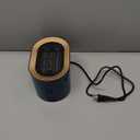 QQT Electric Space Heater,Portable Energy Efficient Space Heaters for Indoor Use,Two-Speed Portable Heater Fan for Office with Adjustable,Overheating Protection,Dumping Shutdown(Blue)