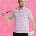 Golf Shirts for Men Funny Golf Polo Shirts Short Sleeve Polo Shirts Moisture Wicking Performance Golf Outfits (XL)