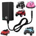 UL Certified 12V Battery Charger for Ride On Toys, 12V Ride On Replacement Charger, 12V Charger for Kids Ride On Car, Universal 12 Volt for Kidzone Bumper Car, Power Wheels, Flybar (Compact & Safe)