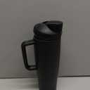 Owala FreeSip Tumbler Insulated Stainless Steel Water Bottle with Built-in Straw and Side Handle, For Travel, Work, School, and Sports, 40oz, BPA Free, Leak Proof, Very, Very Dark