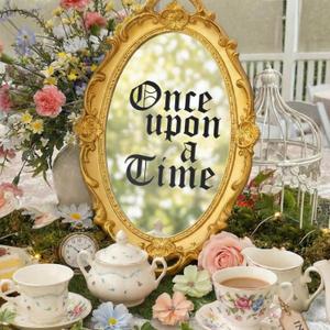 Princess Party Decorations Once Upon a Time Fairy Tale Birthday Party Decor Vintage Oval Mirror 15.4 x 9.4 Inch Golden Mirror for Tea Birthday Decoration Baby Shower Women Wedding Dinner Supplies