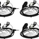 Retevis Retevis RT22P Walkie Talkie Earpiece with Mic 1 Pin 3.5mm, Compatible with Retevis RT22P RB19 RB19P B3H B3S Two Way Radios, Covert Tube Earpiece(4 Pack)