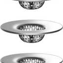 MR.SIGA Bathroom Sink Strainer, Utility, Slop, Bathtub Lavatory Sink Drain Strainer Hair Catcher, Stainless Steel Shower Drain Strainer, Outer Diameter 2.1 inch, Inner Diameter 1 inch, 3 Pack