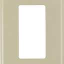 Leviton PJ26-IM 1-Gang Decora/GFCI Wallplate (10 Pack), Ivory