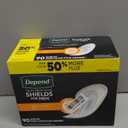 Depend Shields Incontinence Pads for Men, Light Absorbency, 90 Count, 
