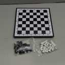 Chess Sets Travel Board Games: Magnetic Folding Chess Board with Instructions Teen Gifts Family Games Educational Toys for Kids and Adults 9.5 Inch (White-black)