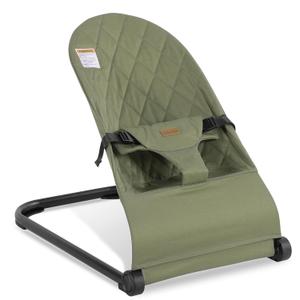 Baby Bouncer,Baby Bouncer Seat,Portable Infant Bouncer with 3-Point Safety Harness,Ergonomic Bouncy Seat, Newborns Bouncer for Babies 0-6 Months up to 20lbs,ASTM-Certified(Green)