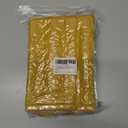 SINYASAN Mustard Fall Chenille Throw Pillow Covers 18x18 Inch Set of 2, Green Soft Velvety Pillow Covers Colorful Square Fuzzy Cushion Covers for Boho Farmhouse Living Room Bed Neutral Decor