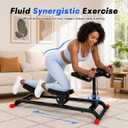 Spine Twist Stretcher, Crawling Workout Machine - Full Body Low-Impact Cardio Machine with Adjustable Hand Grips for Home & Gym, Abdominal, Waist and Core Training, Up to 330lb Capacity