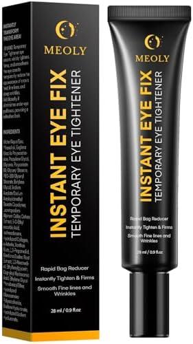 MEOLY Temporary Instant Eye Tightener Cream: Instant Reduces Under-Eye Bags, Dark Circles Puffiness, Anti Aging Fine Lines, Firm Under Your Eyes