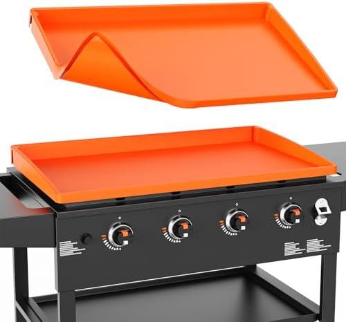 36" Silicone Griddle Mat for Blackstone 36 Inch Grill, Heavy Duty Food Grade Silicone Cover, All-Season Dirt & Rust Protection