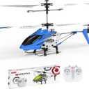 Cheerwing Remote Control Helicopter, SYMA S107H Mini RC Helicopter with Gyro,Altitude Hold, One Key Take Off/Landing for Adults Kids(Blue)