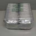 Axe Sickle 300 Count Clear Plastic Hinged Take Out Containers Clamshell Takeout Tray Food Clamshell Containers Outside Diameter for Dessert, Snacksetc, Cakes Slice, Cookies, Salads