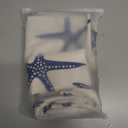 Navy Blue Starfish Pillow Covers 18x18 Inch Set of 2 Coastal Throw Pillows Spring Summer Nautical Ocean Theme Beach Decorative Pillow Cases Linen Outdoor Decor Cushion Case for Home Bedroom