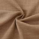 Brown Curtains for Living Room Back Tab Modern Farmhouse Semi Sheer Curtains 96 inches Long 2 Panels Set Muted Neutral Window Curtain for Dining Room Bedroom 52x96