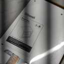 Goozii White Double Layer Bread Box for Kitchen Countertop, 2 Tier Counter Breadbox for Homemade Bread, Large Bread Storage Container Holder Keeper for Sourdough Loaf Storage (Bamboo Wood)