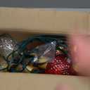 Konictom Jumbo Christmas Lights Outdoor - 16ft Multicolor LED Red & White Large Bulb with Diamond Pattern, Connectable & Replaceable, UL Listed Waterproof Big Christmas Lights for Holiday Decorations