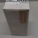 SANDJEST Monogrammed Gifts for Women - Monogram M Initial Glass Cup 16 Oz Can Coffee Cups with Lid and Straw - Monogram Initials Gifts for Womens on Birthday