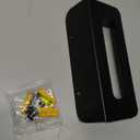 Wall Mount for Nintendo Switch 1 and Switch OLED, Metal Wall Mount Shelf Kit with 5 Game Card Holders and 4 Joy Con Hooks, Safely Store Switch Console Near or Behind TV, Black