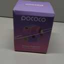 POCOCO Galaxy Star Projector for Bedroom with Replaceable Optical Film Discs, Home Planetarium Night Light Projector with High-Definition Soft Light for Relax, Study, and Meditate, Stress Relief Gifts (Black)