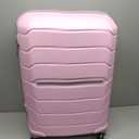 Samsonite Freeform Large Checked Luggage with Dual 360 Spinner Wheels - TSA Lock, Airline-Approved - Lightweight Durable Polypropylene Expandable Hardshell - Pink Rose 29.8" x 20.5" x 13"
