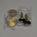 BEL AVENIR 2 Pack Curtain Holdbacks Metal Round Medallion Drapery Tiebacks Wall Hooks Modern Simple Style Home Decor with 2pcs Screws (Bronze)