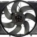 621-373 Engine Radiator Cooling Fan Assembly for Mercedes-Benz C230 C250 C300 C350 C63 AMG E250 E300 E350 E400 E550 GLK250 GLK300 GLK350 CLA250 GLA200 GLA250 CLS400 SLC200, MB3115122 2045000293