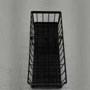 Cisily Black Sponge Holder for Kitchen Sink, Sink Caddy Organizer with High Brush Holder, Kitchen Countertop Organizers and Storage Essentials, Rustproof 304 Stainless Steel, Soap Dispenser Organize