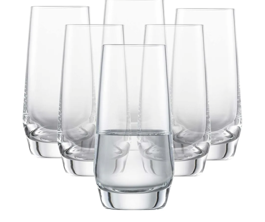 ZWIESEL GLAS Pure Shot Glass (Set of 6), Stylish Shot Glasses for Various Spirits, Dishwasher-Safe Tritan Crystal Glasses, Made in Germany (3 Ounce)